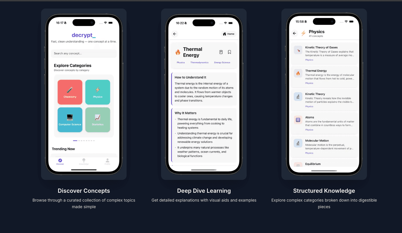Decrypt App Interface